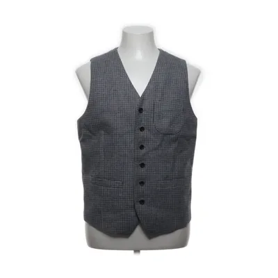 Ytterväst (Grå, Blå) från The Tailoring Club Kashmir, Viskos, Ull