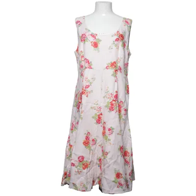 Dress (Pink, Multicolored) from Honey Bee Blue Linen, Polyester