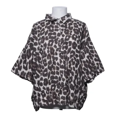 Korte mouwen shirt (Beige, Bruin) van Sansa Katoen, Linnen