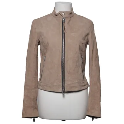 Leren jack (Bruin) van Rockandblue Leer, Polyester