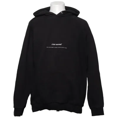 Sweat à capuche (Noir) de C'est Normal Coton biologique, Polyester