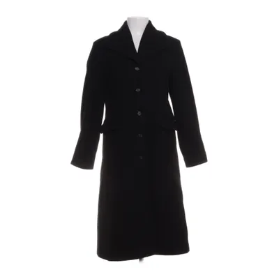 Manteau (Noir) de Isa Polyester, Laine