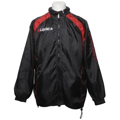 Träningsjacka (Svart, Röd) från Legea Polyester