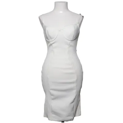 Cocktailkjole (Hvid) fra F&P Elastan, Polyester