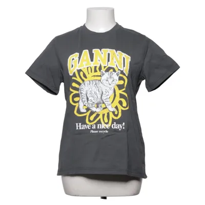 T-shirt (Grå, Flerfärgad) från Ganni Ekologisk bomull