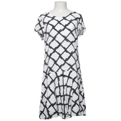 Dress (White, Black) from Prêt Acetate, Viscose