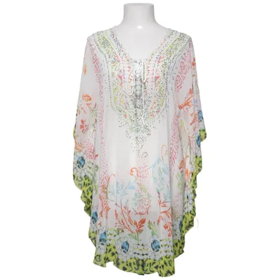 Strandjurk (Wit, Meerkleurig) van Azara Paris Polyester
