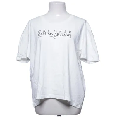 T-shirt (Wit) van Crocker Denims Artisan Katoen