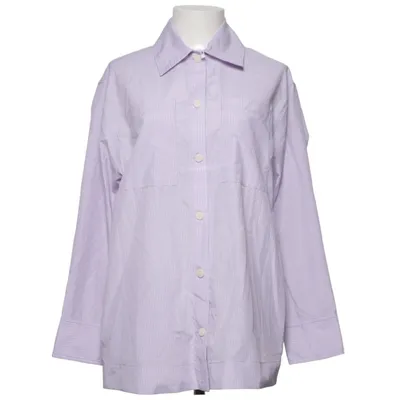 Skjorta (Lila) från Mango Bomull, Linne, Polyester