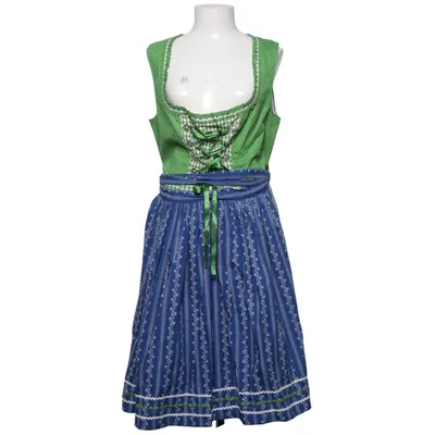 Dirndl (Blå, Grøn, Hvid) fra Hammerschmid Bomuld