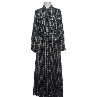 Skjortklänning (Grön, Svart, Vit) från Zara Woman Viskos