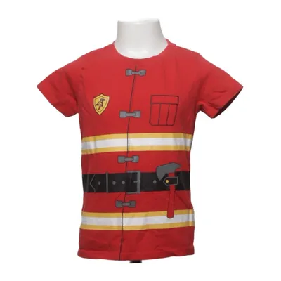 T-shirt (Rot, Gelb, Schwarz) von D.M.D by Denim Day Baumwolle