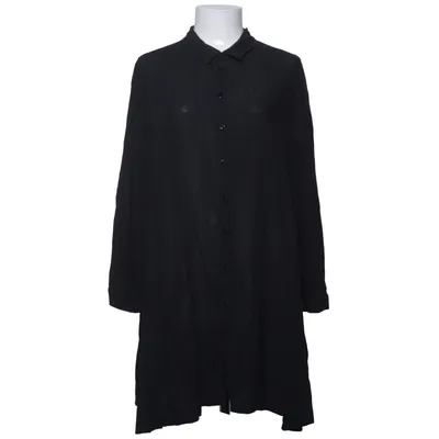 Shirt dress (Black) from Zara Woman Premium Collection Viscose