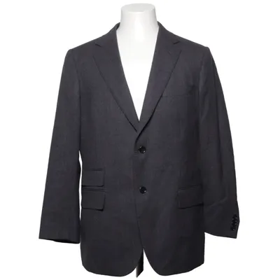 Kavaj (Grå) från D+LJ Polyester, Viskos, Ull
