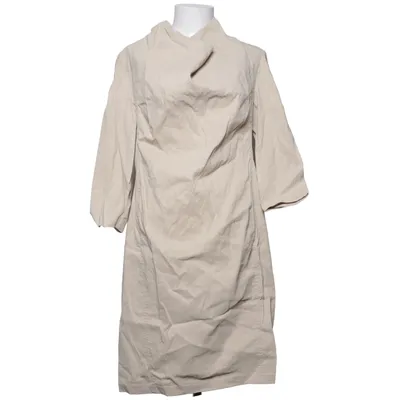 Jurk (Beige) van Sarah Pacini Elastaan, Linnen, Viscose