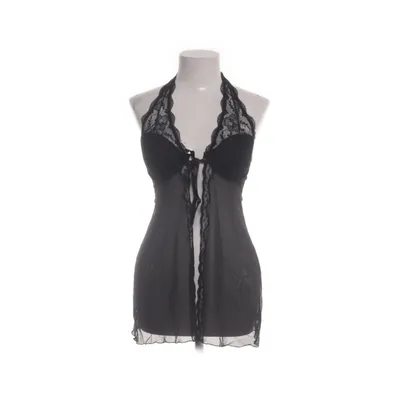 Negligé (Zwart) van Lascana Polyamide, Polyester, Elastaan
