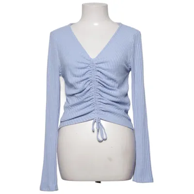 Crop top (Blauw) van FB Sister Elastaan, Polyester