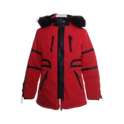 Winter jacket (Red, Black) from Navahoo Acrylic, Faux fur, Polyester