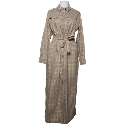 Skjortekjole (Beige, Gul, Sort) fra Another Label Bomuld, Elastan, Polyester