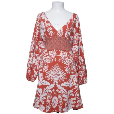 Jurk (Rood, Beige) van Smirk Katoen, Elastaan