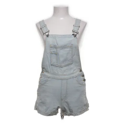 Dungaree shorts (Blue) from Terranova Cotton