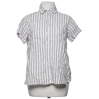 Short sleeve shirt (White, Gray) from Stenströms Linen