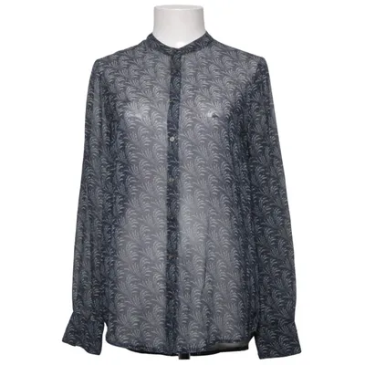 Blouse (Bleu, Blanc) de Julie Fagerholt Soie