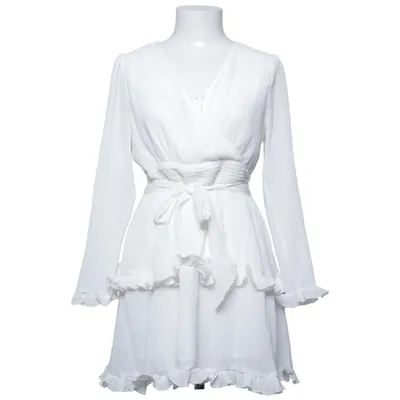 Jurk (Wit) van Dennis Maglic Polyester
