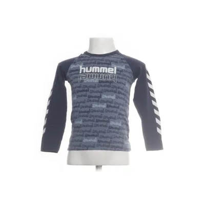 Lange mouwen shirt (Blauw, Meerkleurig) van Hummel Organisch katoen, Elastaan