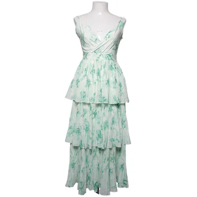 Robe longue (Vert, Blanc) de Maje Polyester, Viscose