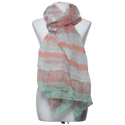 Sjaaltje (Beige, Groen, Rood) van Fabindia Katoen, Zijde