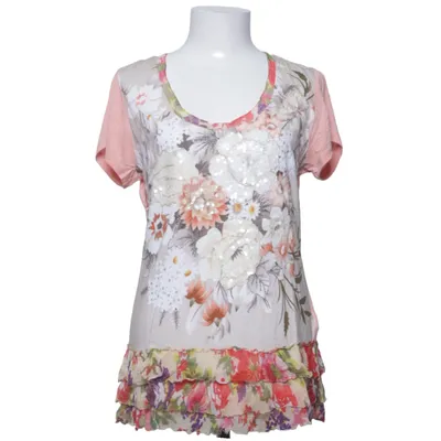Top (Pink, Multicolored) from Linea Tesini Cotton, Viscose