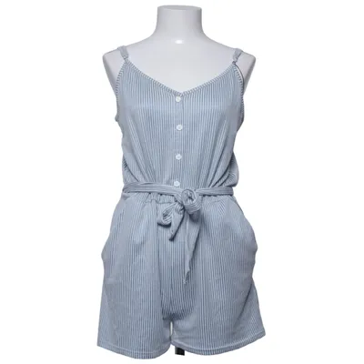 Jumpsuit (Blue, White) from Collection Pimkie Elastane, Polyester, Viscose