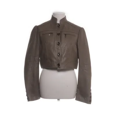 Læderjakke (Grøn) fra Apriori Læder, Polyester, Nylon