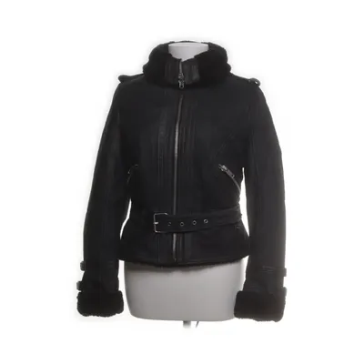 Shearling jacket (Black) from Jofama by Kenza Acrylic, Polyester