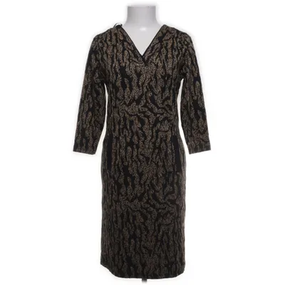 Jurk (Zwart, Beige, Meerkleurig) van Not Elastaan, Polyester, Viscose