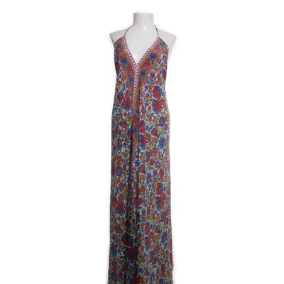 Halternek jurk (Turquoise, Meerkleurig) van Ale-Hop Zijde, Polyester