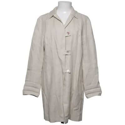 Frakke (Beige) fra Jórli Linned, Viscose