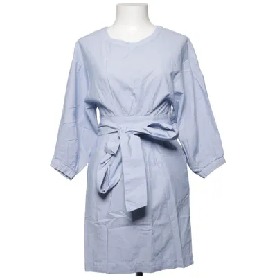 Jurk (Blauw, Wit) van Edited Katoen