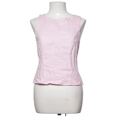 Tank Top (Pink) from Hollister Linen, Polyester, Polyurethane, Viscose