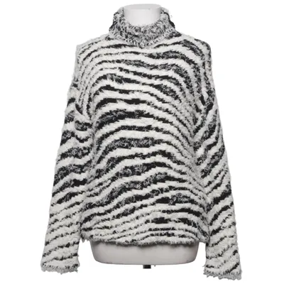 Turtleneck (Sort, Hvid) fra By Malene Birger Bomuld, Merinould, Polyamid