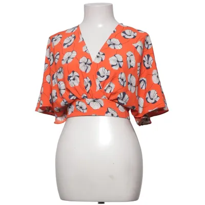 Crop top (Orange, Blanc, Bleu) de Lucy Wang Polyester