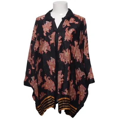 Bluse (Sort, Orange, Flerfarvet) fra Kaffe Viscose