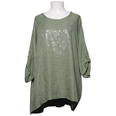 Top (Green) from New Collection Elastane, Viscose
