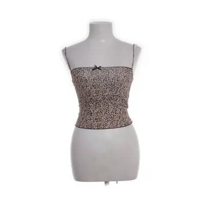 Crop top (Brun, Svart) från Bershka Polyester