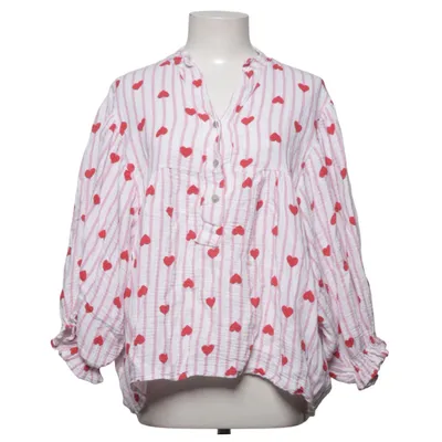 Blouse (Wit, Rood) Katoen