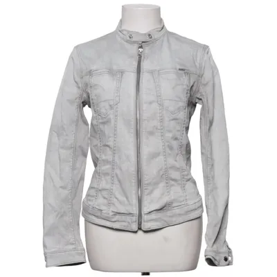 Jeansjacka (Grå) från G-Star Raw Bomull, Elastan, Skinn