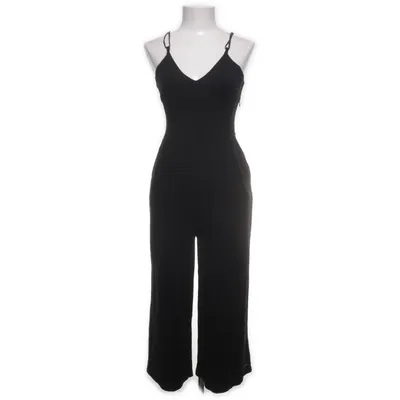 Jumpsuit (Zwart) van Deepmello Elastaan, Leer, Tencel