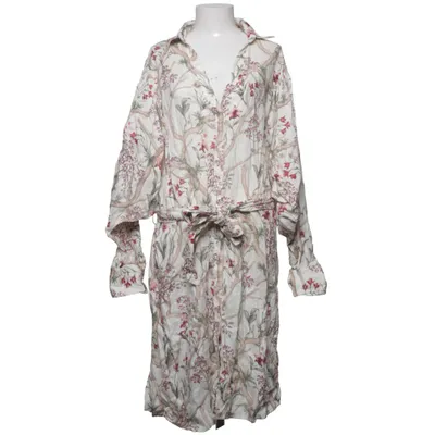 Shirt dress (White, Multicolored) from Johanna Ortiz x H&M Linen