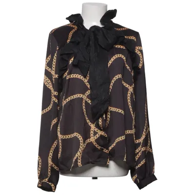 Blus (Svart, Guldfärgad) från Ida Sjöstedt Polyester, Silke